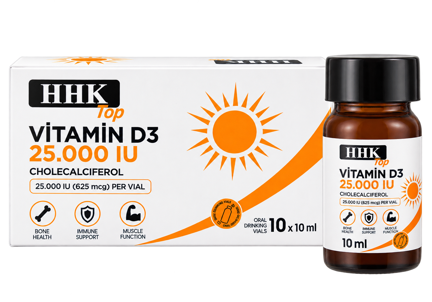 Vitamin D3 25000iu (flakon)